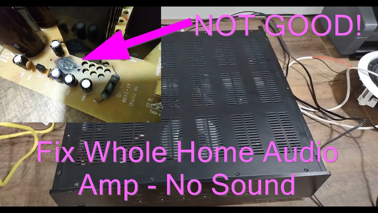 How to FIX Your BROKEN Monoprice 6 Zone or DAX66 6 Zone Whole Home Audio Amplifier No Audio Playing