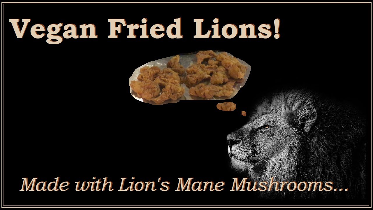 Fried Lions!  A Vegan Version of Fried Chicken using Lions Mane