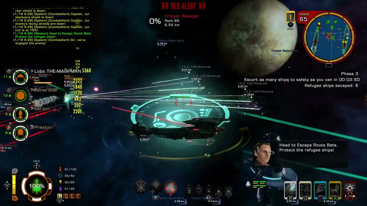 Star Trek Online legendary Negh'var vs hur'q Vackrid Hive in Swarm TFO