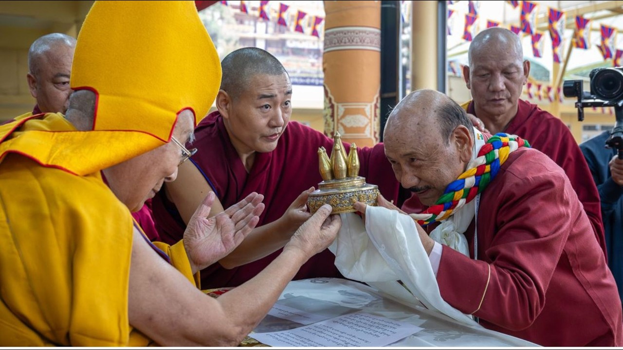 Core Group for Tibetan Cause–India Holds Long-Life Offering to the Dalai Lama
