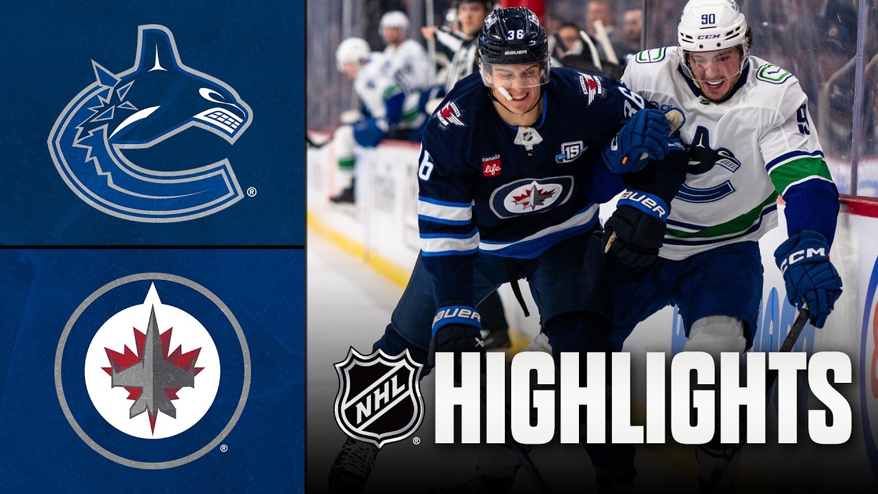 Canucks vs. Jets | NHL Highlights | March 07, 2026