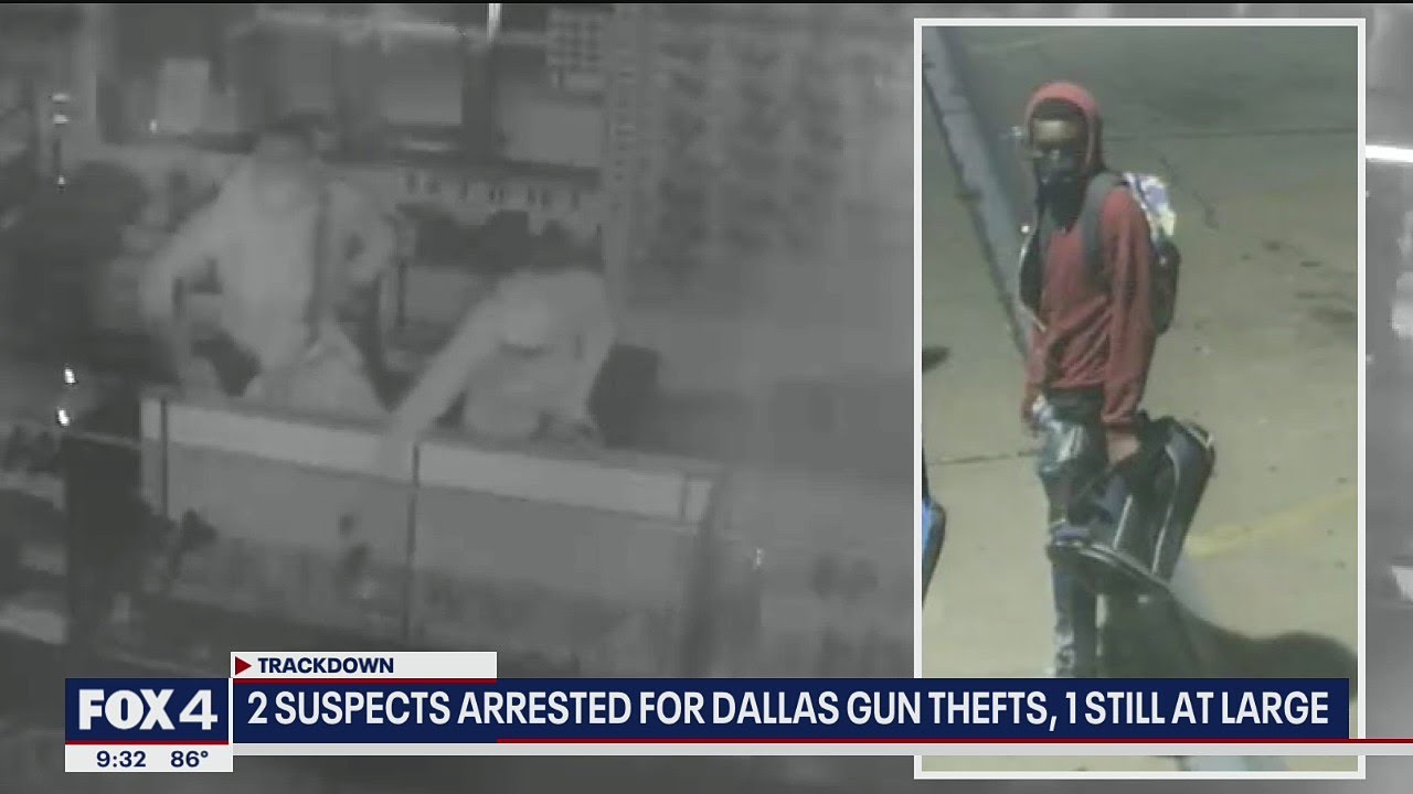 2 arrests made in Dallas gun range burglary with 3rd suspect still sought