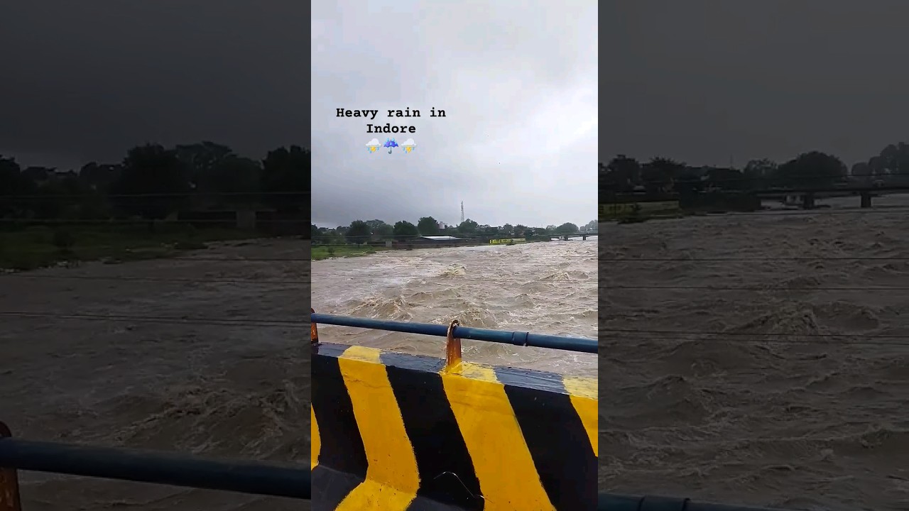 Heavy rain in Indore in 24 hours #rainfall #heavyrain #indore #monsoon
