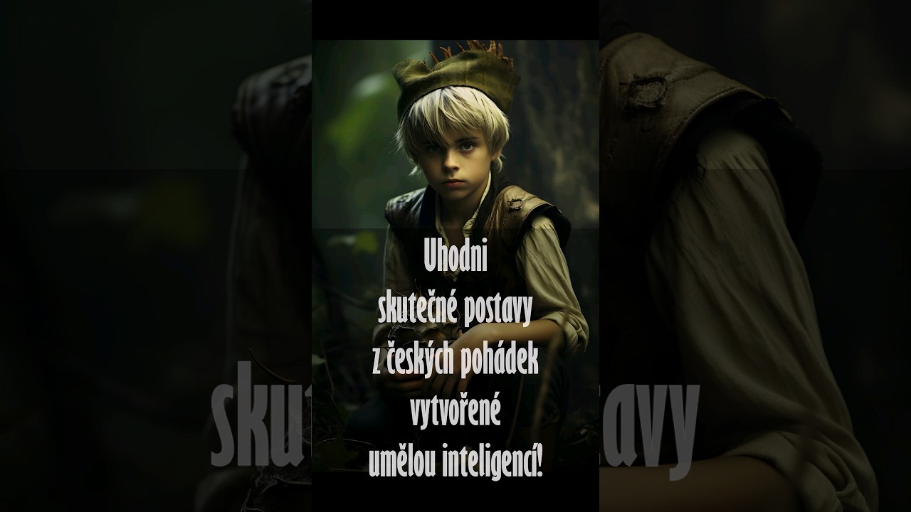 Uhodni&nbsp;skutečn&eacute; postavy&nbsp;z česk&yacute;ch poh&aacute;dek 👸&nbsp;vytvořen&eacute; umělou inteligenc&iacute;! #shorts #umelainteligence