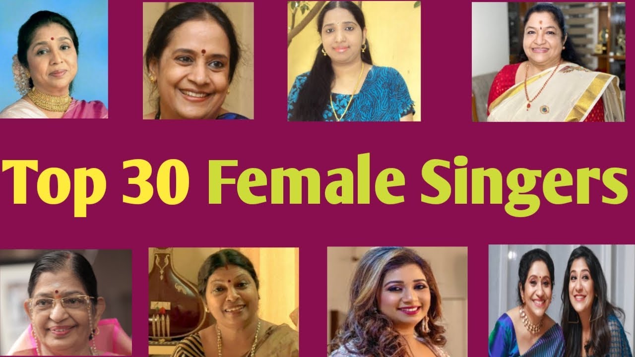 Top 30 Female singers List in தமிழ் #femalesingers #femalesinger