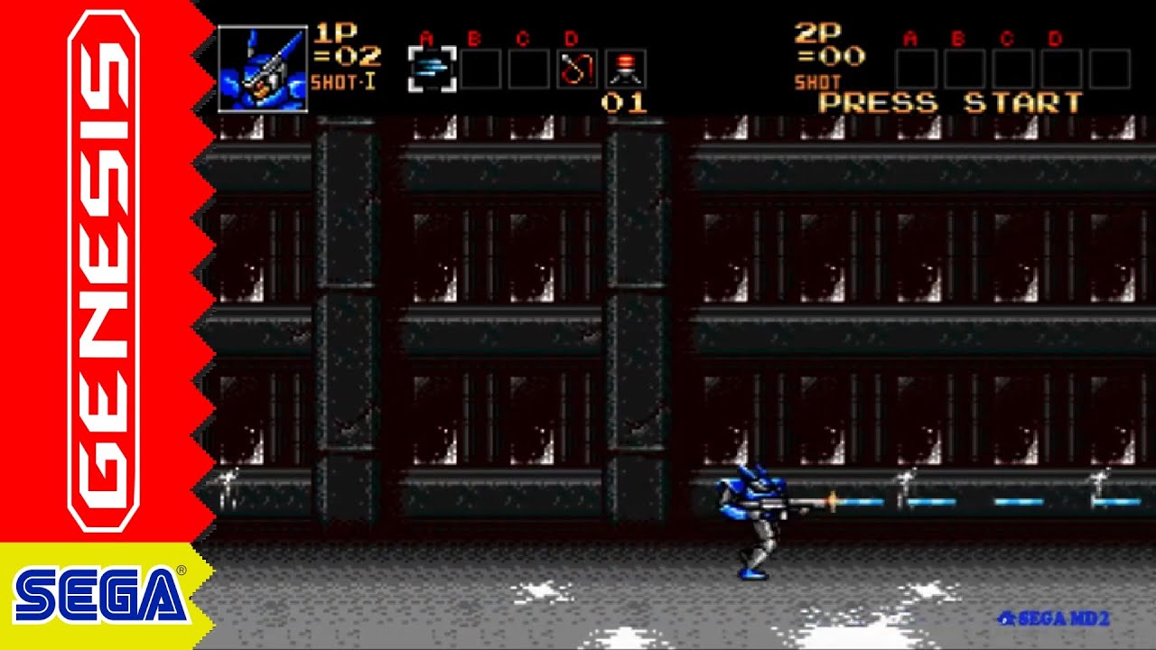 Probotector (Genesis/Mega Drive) - Longplay