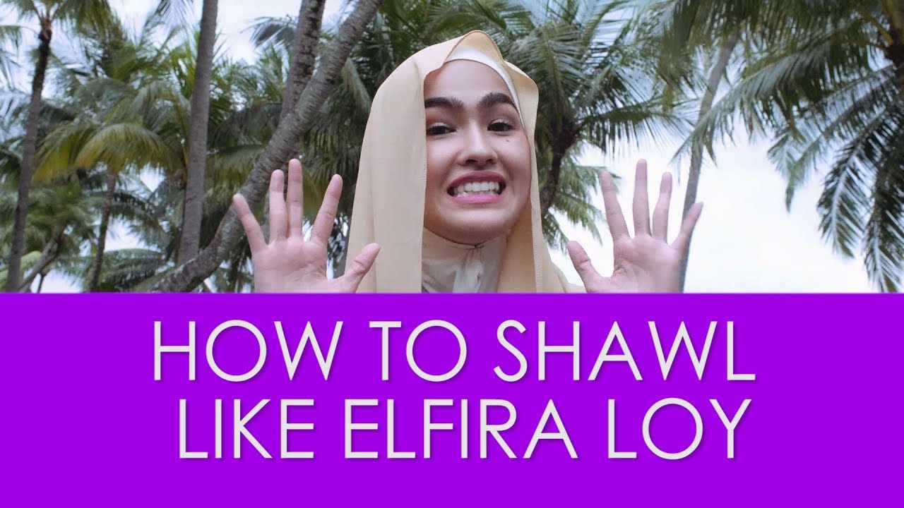 The real Elfira Loy's shawl tutorial.