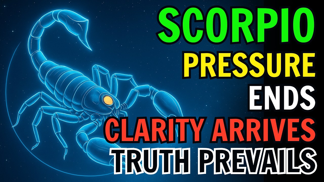SCORPIO ♏ MARCH 24&ndash;25 &ndash; PRESSURE ENDS, CLARITY ARRIVES, TRUTH PREVAILS ⚖️