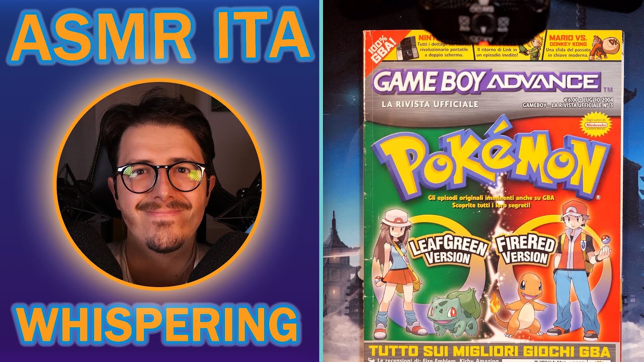 ASMR ITA: Nostalgia GameBoy Advance! Sfogliamo la Rivista del 2004 📚🎮