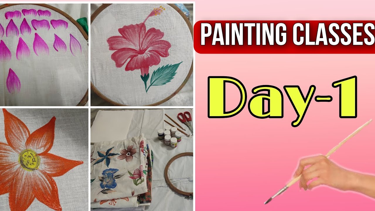 Saree Painting Classes Day-1 ఈ వీడియో ను చూసి మీరు కూడా నేర్చుకుంటారు కదూ..