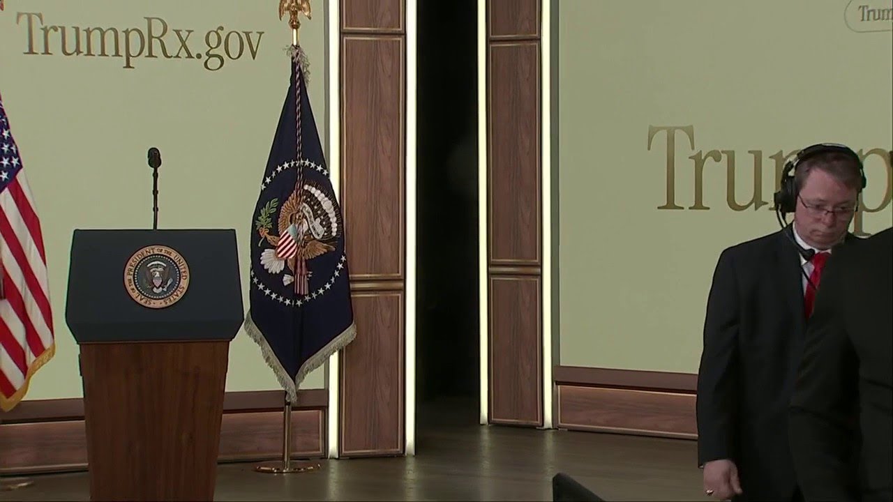 President Donald Trump announces TrumpRX