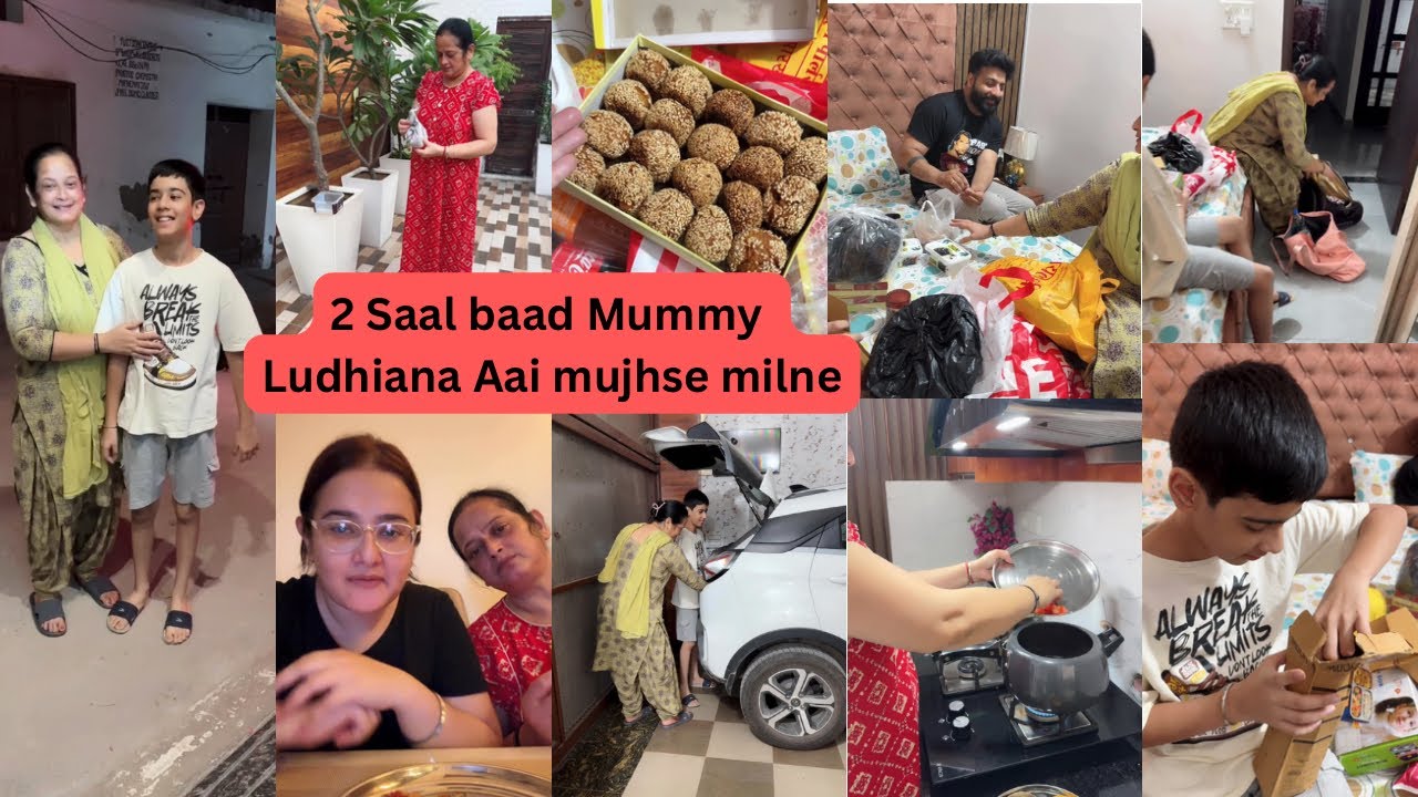 Vlog / 2 saal baad MUMMY Ludhiana aai mujhse Milne / SWATI BHAMBRA 