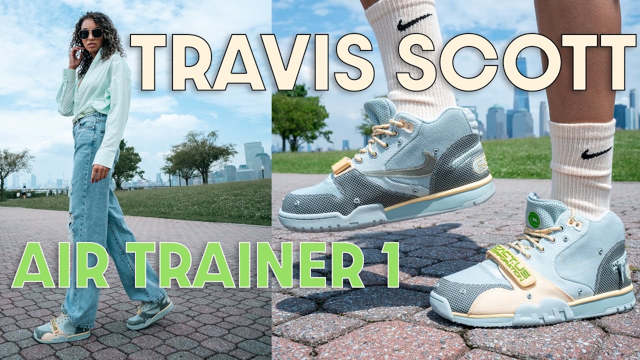Why are THESE a BARGAIN? Nike x Travis Scott Air Trainer 1 SP Grey Haze Review and How to Style