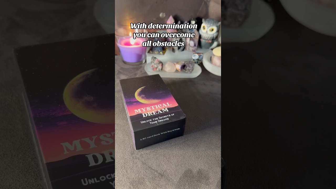 With determination you can overcome all obstacles #tarot #highvibes #tarotcardreading #inpiration