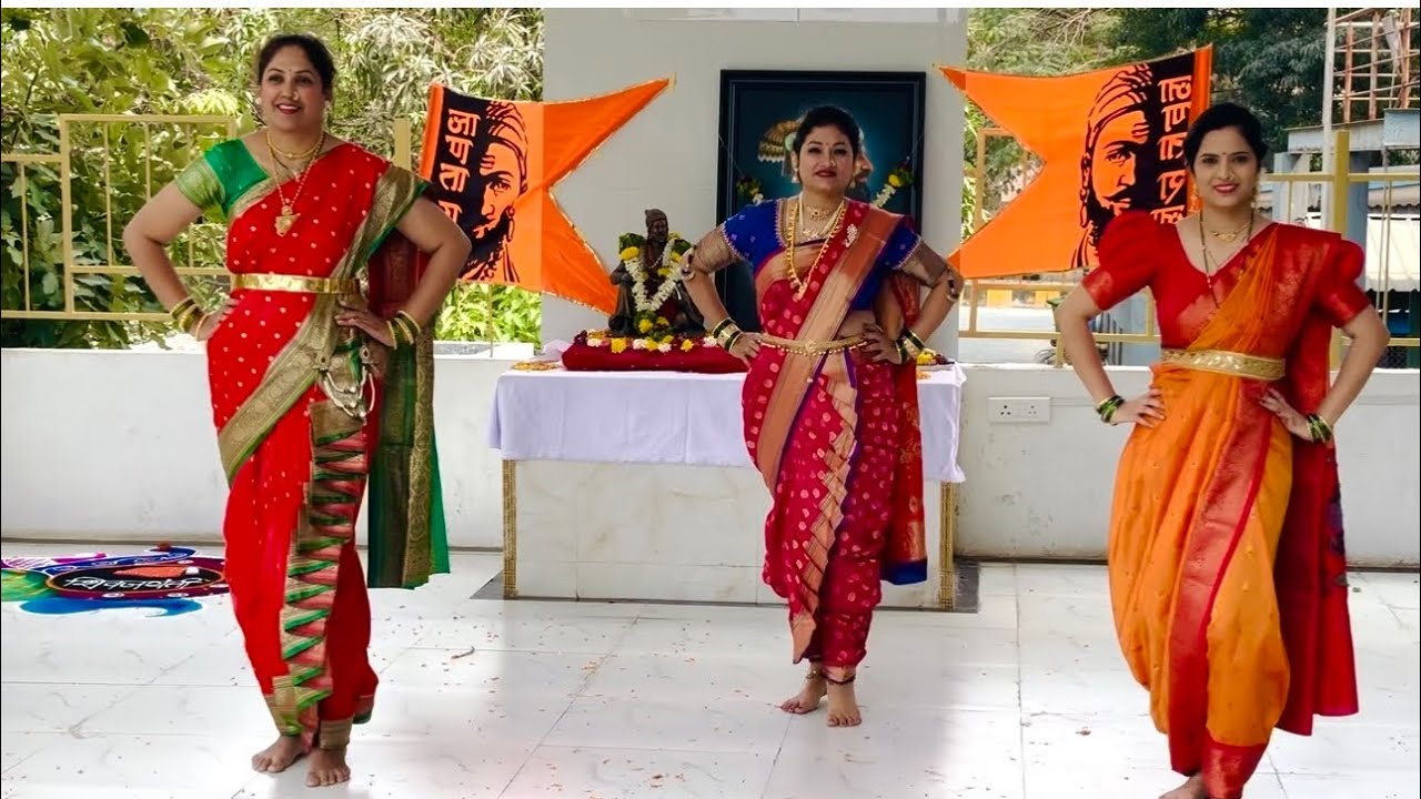 Palak and friends Palna song performance on Shivaji Jayanti occasion 🚩#shivajimaharajjayanti 