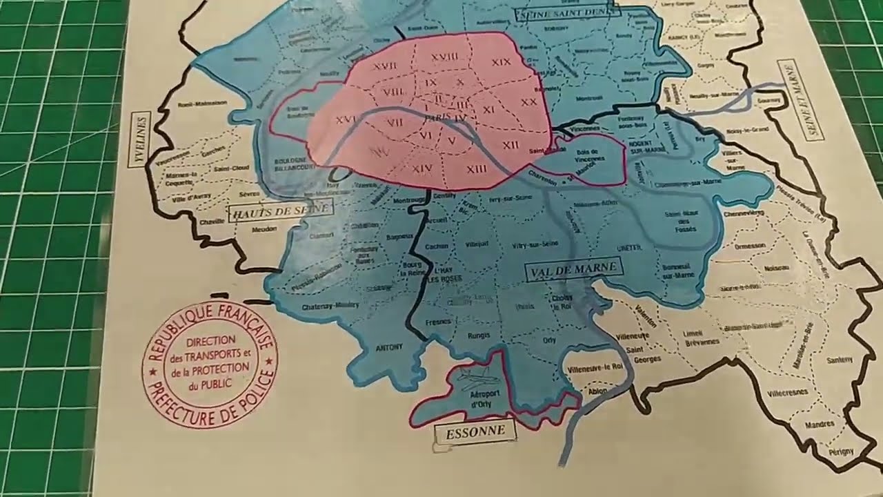QU'EST CE QUE LA CARTE DE ZONE DU TAXI ?