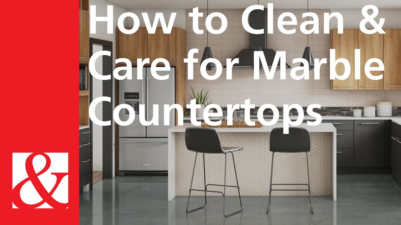 How to Clean & Care for Marble Countertops