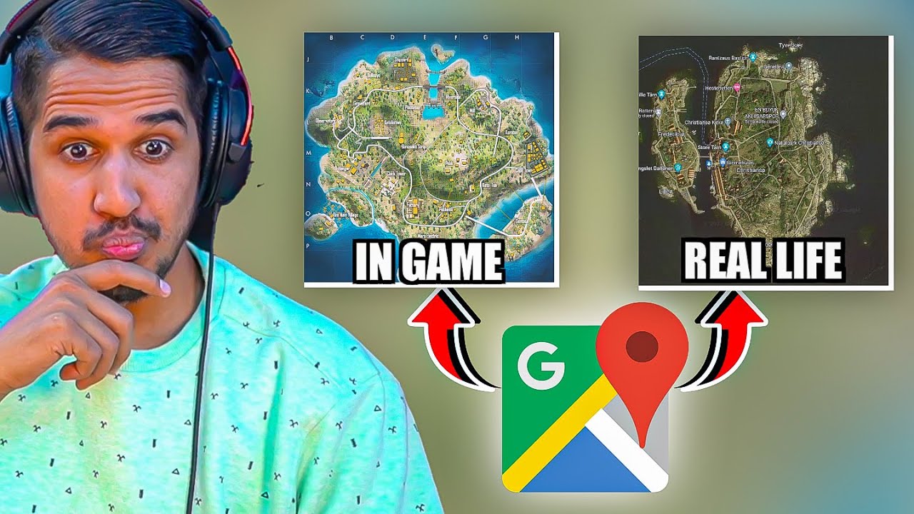 Free Fire Map Location In Google Map 😱