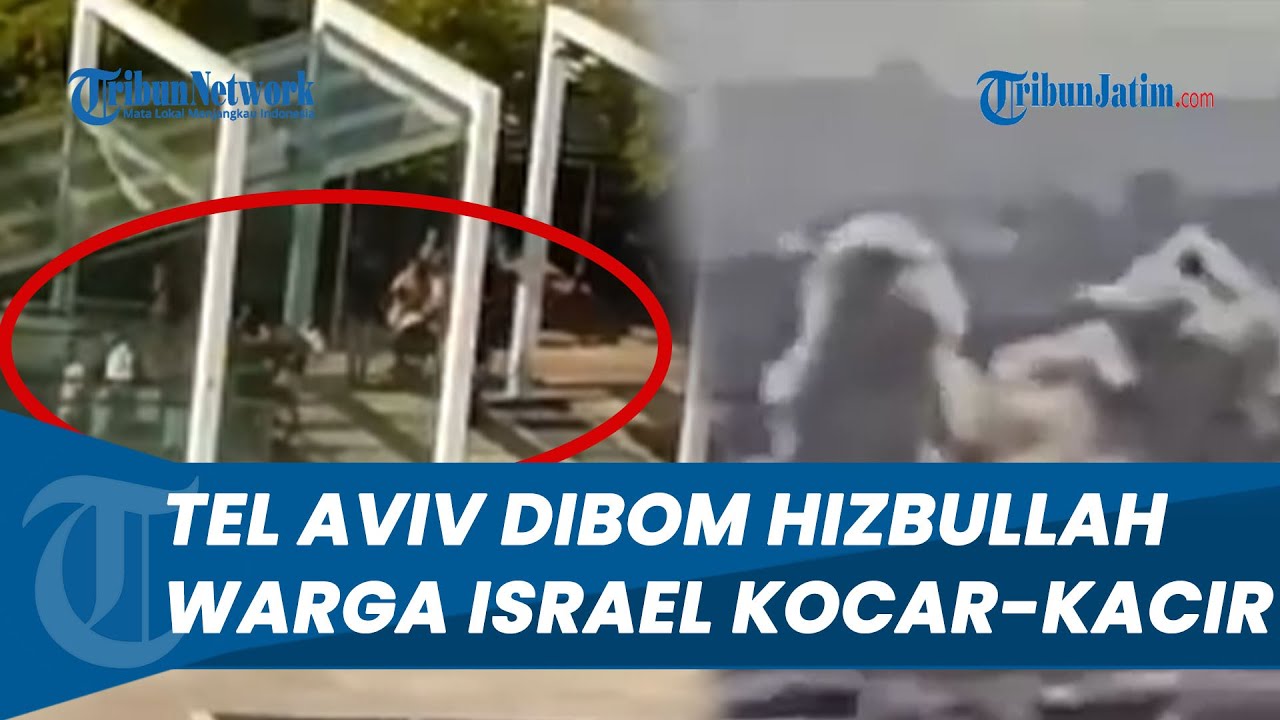 TEL AVIV MENCEKAM! Serangan Hizbullah Buat 2 Juta Pemukim Israel Kocar-kacir hingga Bandara Meledak