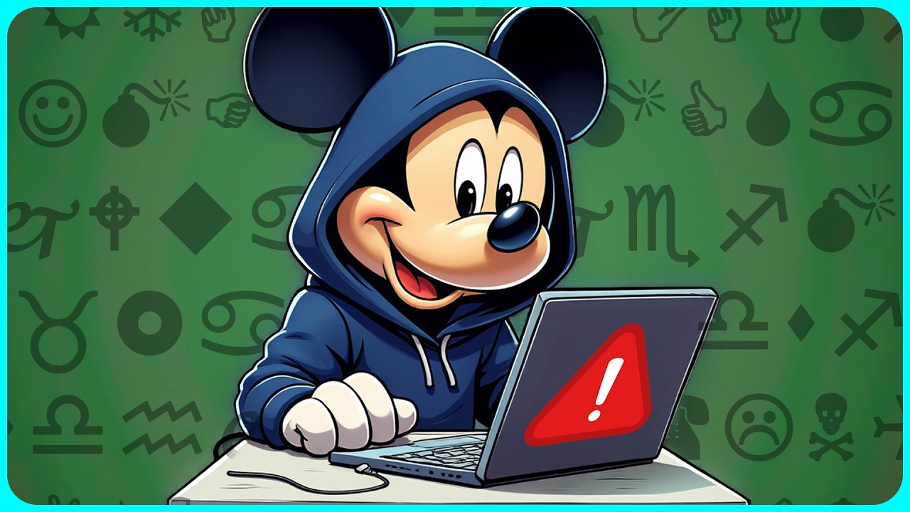 Хакер саботирует меню Disney World странным шрифтом
