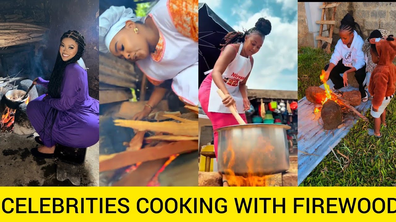 CELEBRITIES COOKING WITH FIREWOOD CHALLENGE | WAMBO ASHLEY | THE WAJESUS FAMILY | DIANA BAHATI 
