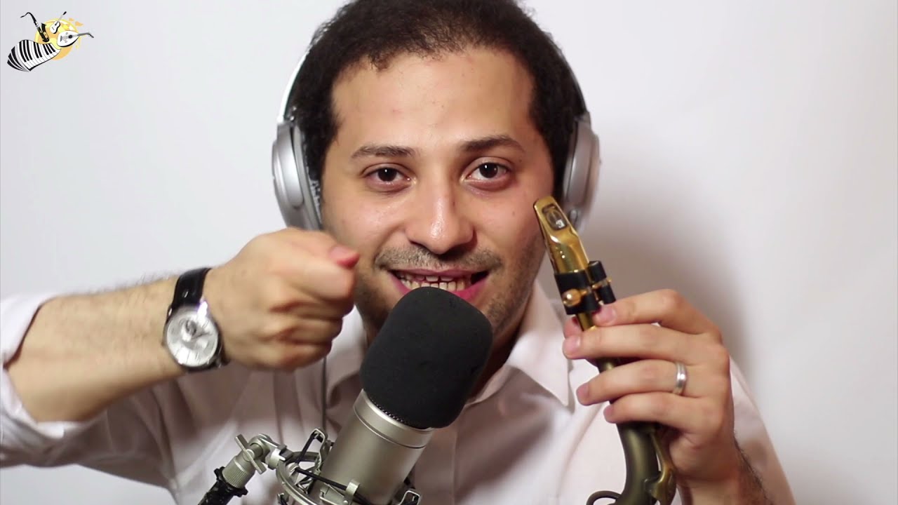 طريقة النفخ  في الساكسفون