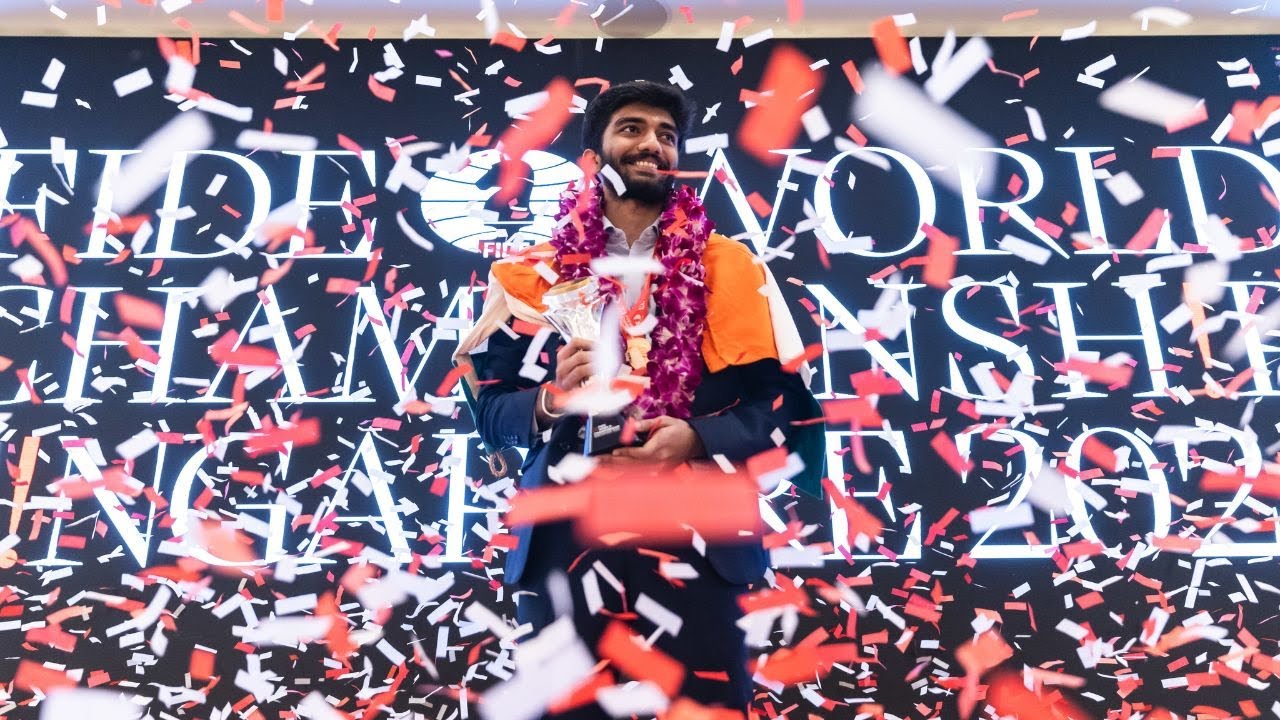 Goosebump Moment!! National Anthem Played As Gukesh Becomes The World Champion