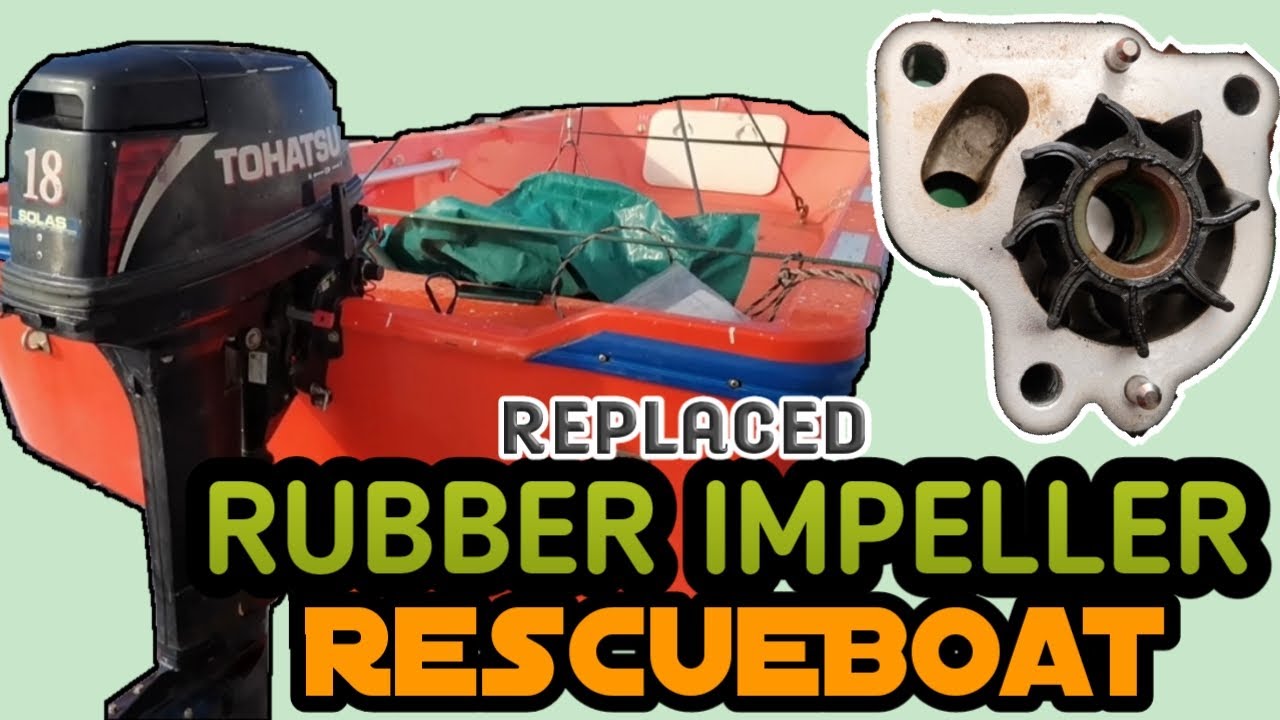 HOW TO CHANGE RESCUEBOAT COOLING PUMP RUBBER IMPELLER [VLOG030]