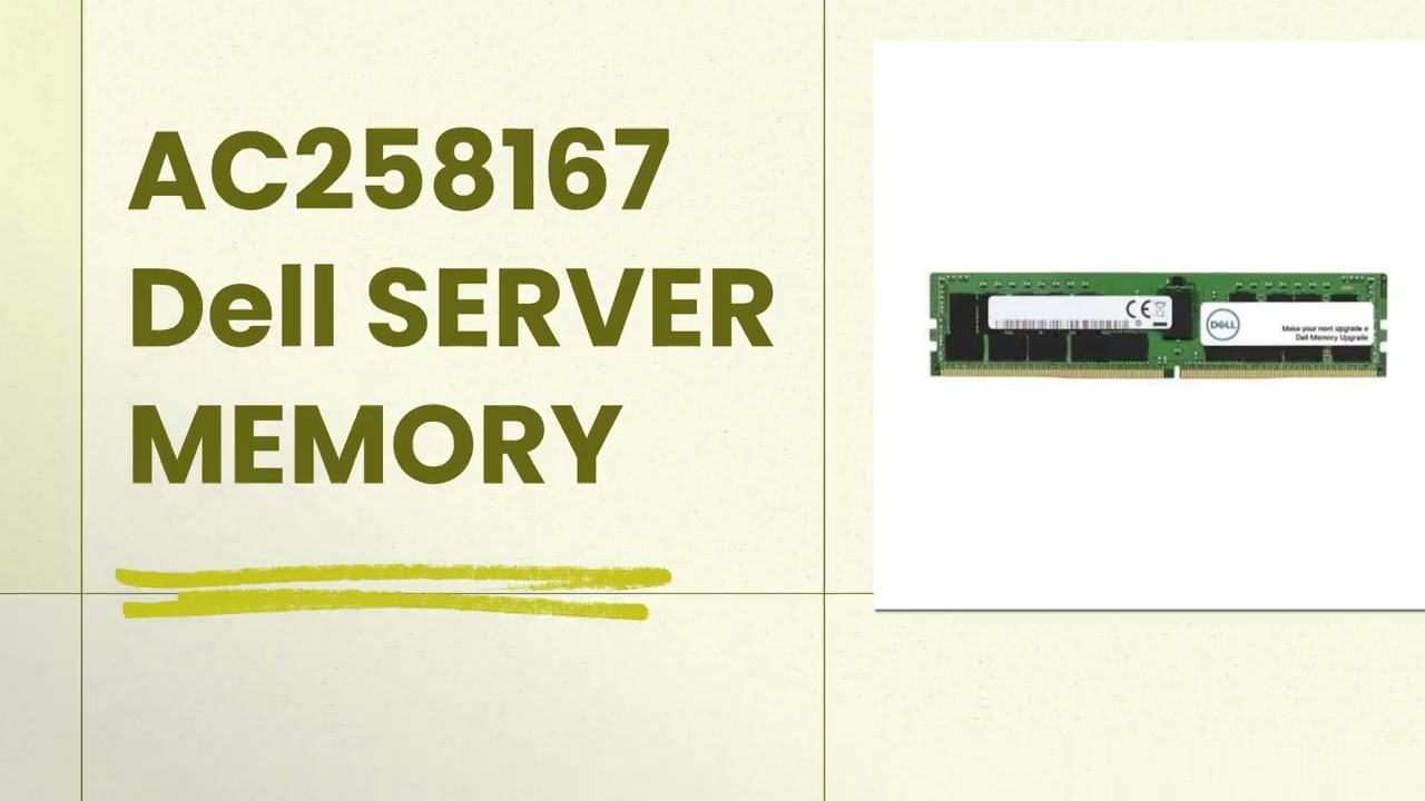 AC258167 Dell 32GB DDR5 Server Memory #AC258167