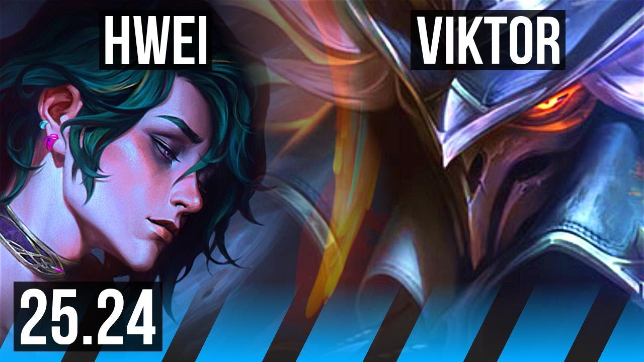 HWEI vs VIKTOR (MID) | KR Challenger | 25.24