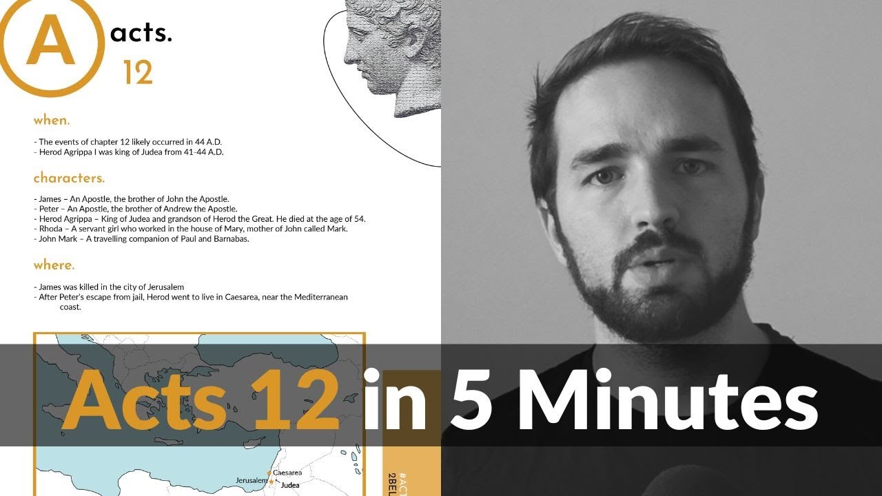 Acts 12 Summary in 5 Minutes - 2BeLikeChrist