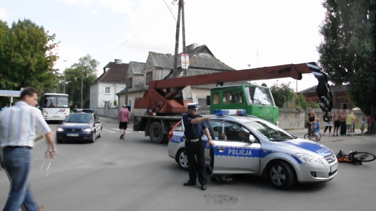 Wypadek na ul. Rychtelskiego w Kutnie