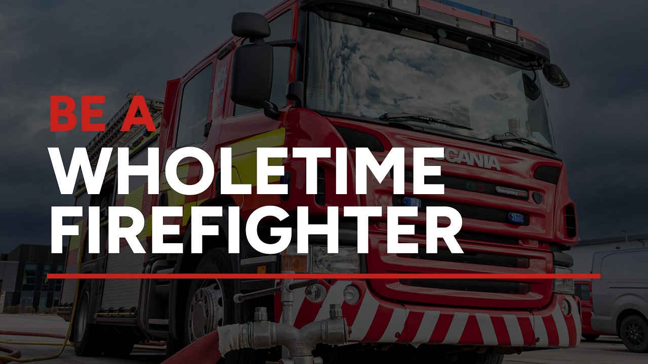 Be A Firefighter | CFO Jon Pryce's Story | HWFRS Wholetime Firefighter Recruitment 2026