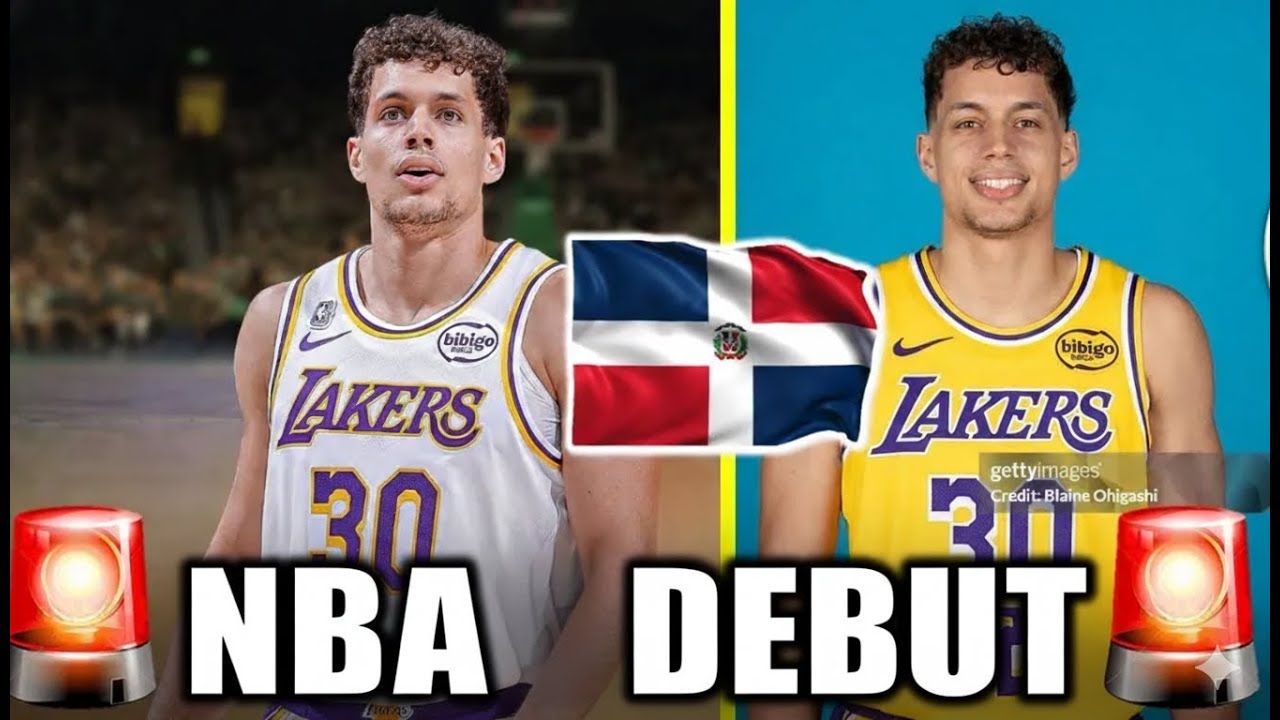 DOMINICAN PLAYER FROM THE LAKERS STEALS THE SHOW IN HIS NBA DEBUT!! CHRIS MA&Ntilde;&Oacute;N THE NEW STAR