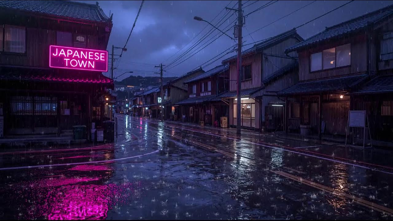 Rainy Night Lofi Mix 🌙 Calm Chillhop Beats to Relax, Study & Sleep #61