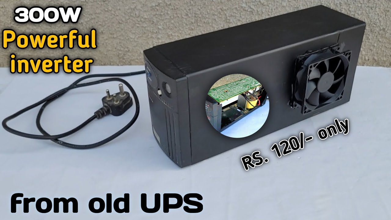 how to make a inverter | पुराने UPS से 300W का पाॅवर फुल इन्वर्टर बनाए || MTC HINDI