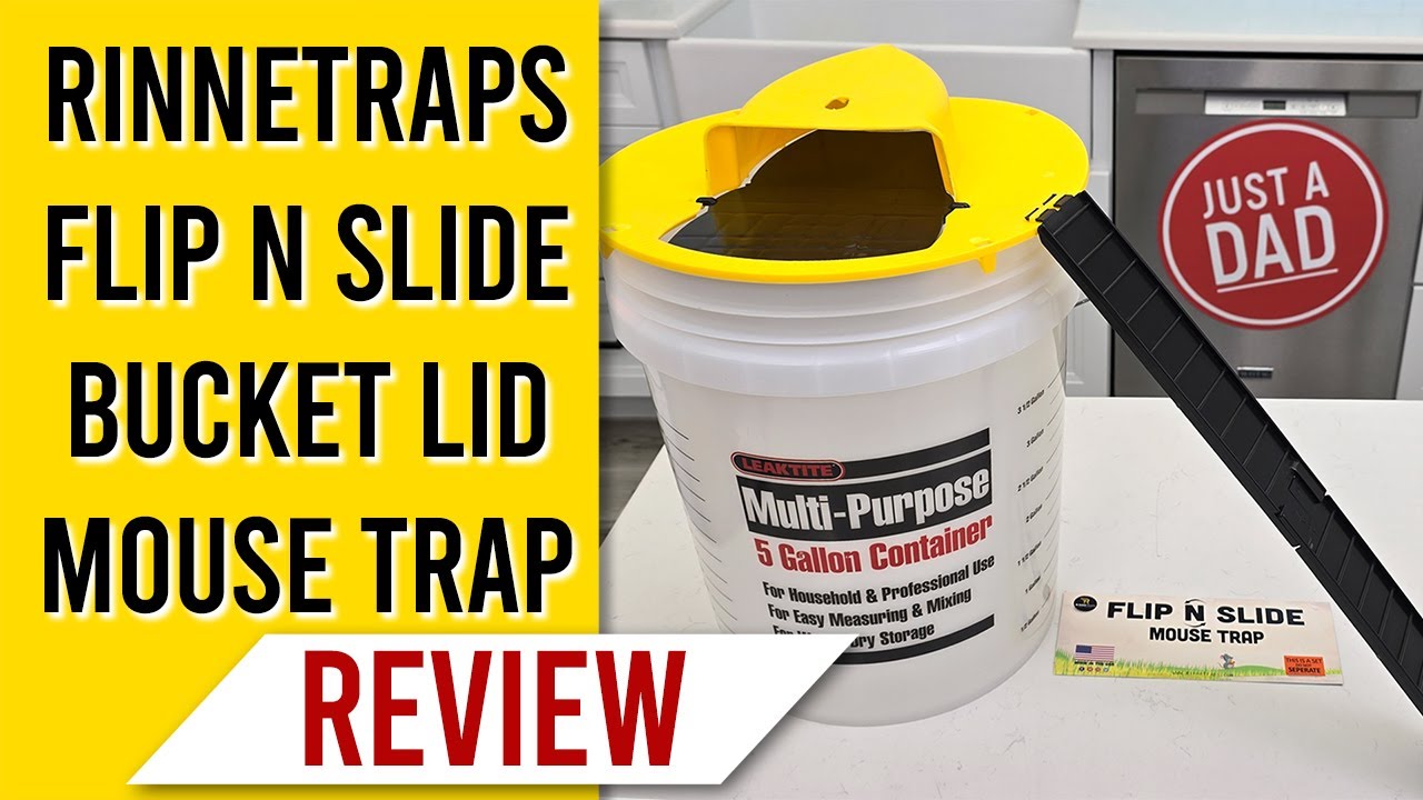 Мышеловка RinneTraps Flip N Slide с крышкой-ведром ОБЗОР