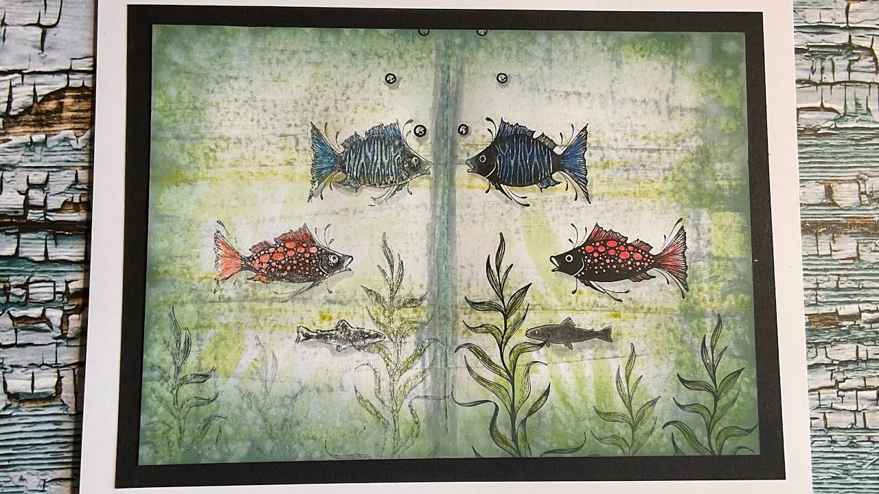 An Underwater Reflection by Jo Rice # Laviniastamps