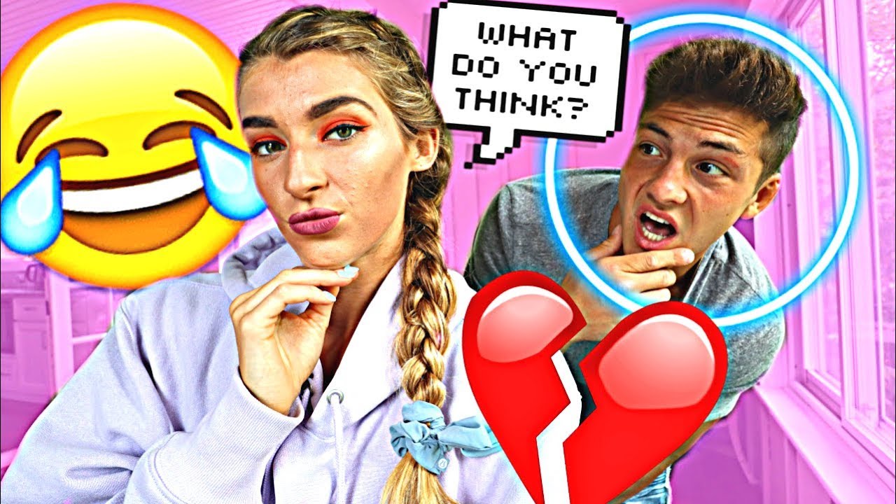 I Did My Makeup BAD To See How My Boyfriend Would React! *DOES HE THINK I'M CUTE?*