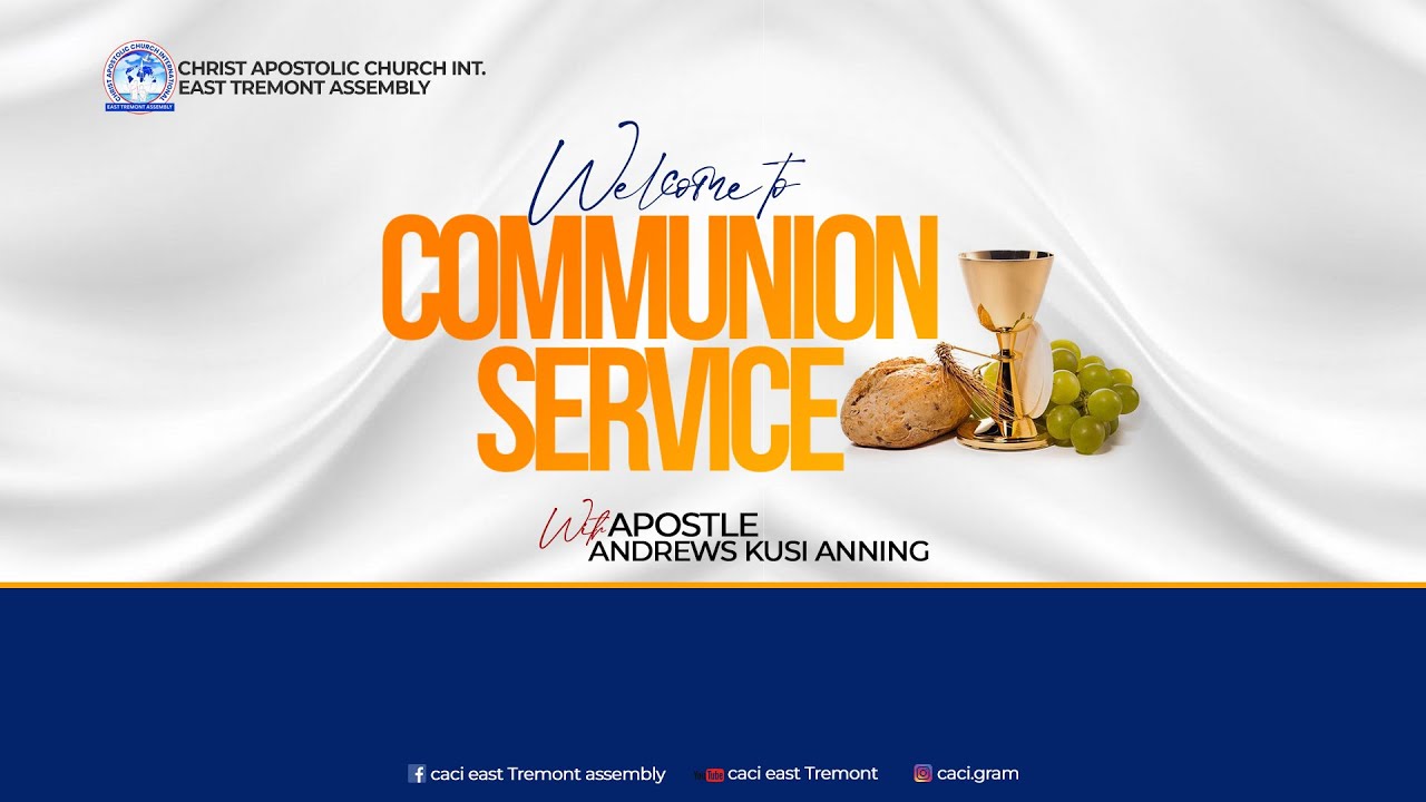 SUNDAY 11/2/2025 COMMUNION SERVICE