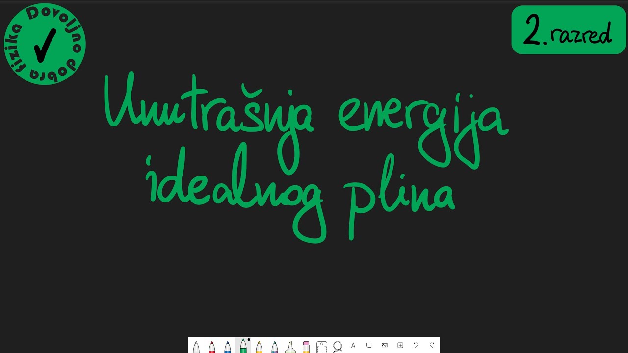Unutarnja energija idealnog plina