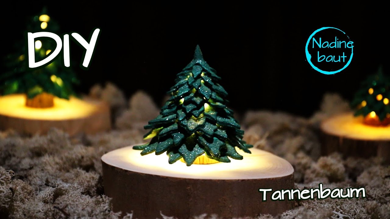 Weihnachtsdeko selber machen - Tannenbaum basteln - DIY Weihnachtsbaum