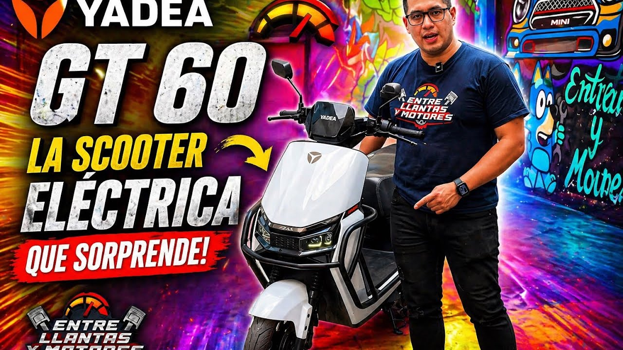 La motoneta el&eacute;ctrica m&aacute;s barata del mercado YADEA GT 60 mucho mejor que (evobike)