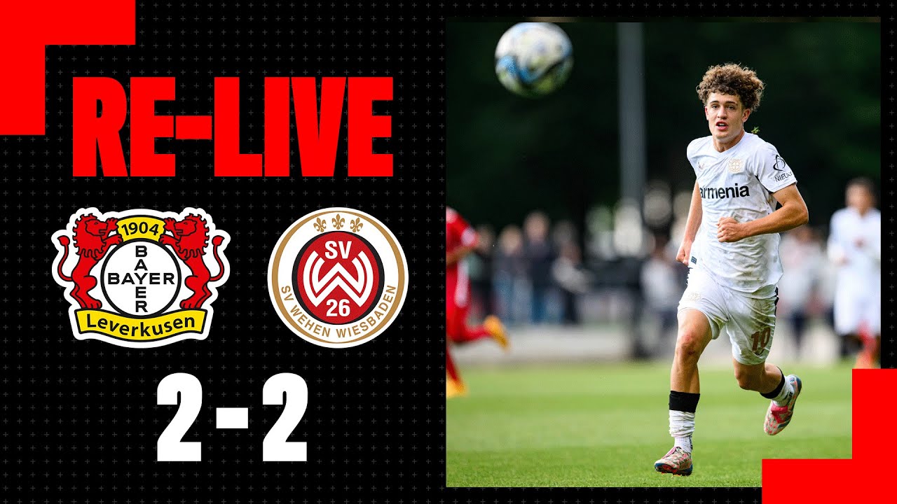 2:2 - Bayer 04 Leverkusen U17 🆚 SV Wehen Wiesbaden U17 | U17 DFB-Nachwuchsliga, 7. Spieltag