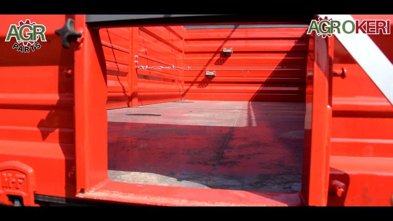 Metal Fach T739A pótkocsi 14 tonnás | Agrokeri videó