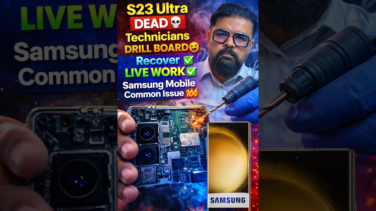 S23 ultra Drill Dead By Technician Live Work here #samsung