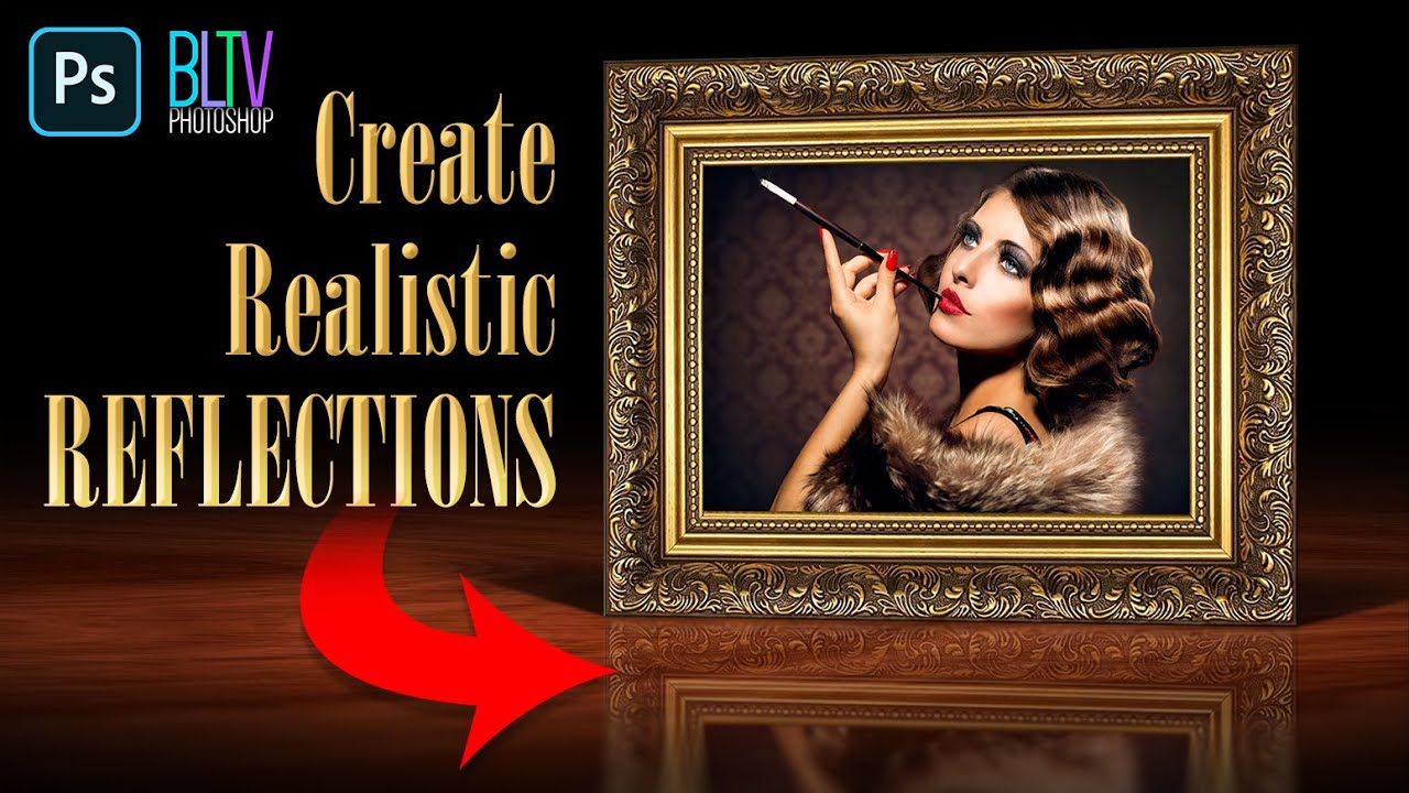 Photoshop: How to Create Realistic Reflections!