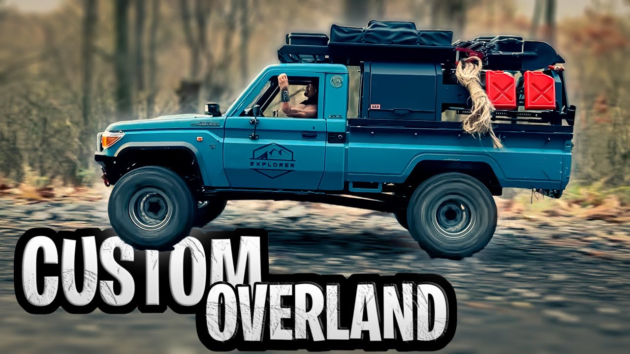 RC: Toyota Land Cruiser 70 RC Crawler Overland Canopy BRX01 | 1/10 Rc Car 4x4 Offroad Driving
