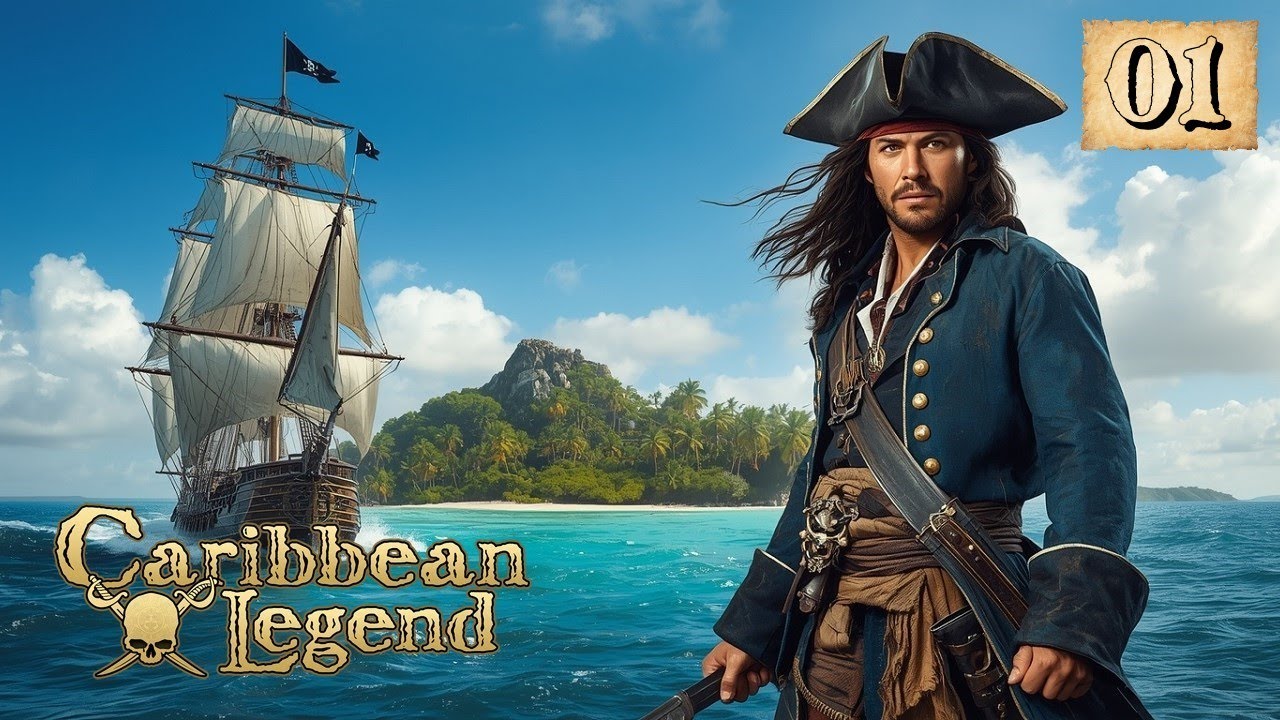 WITAJ PRZYGODO 🏴‍☠️CARIBBEAN LEGEND #01 🏴‍☠️ POCZĄTEK 🏴‍☠️ GAMEPLAY PL