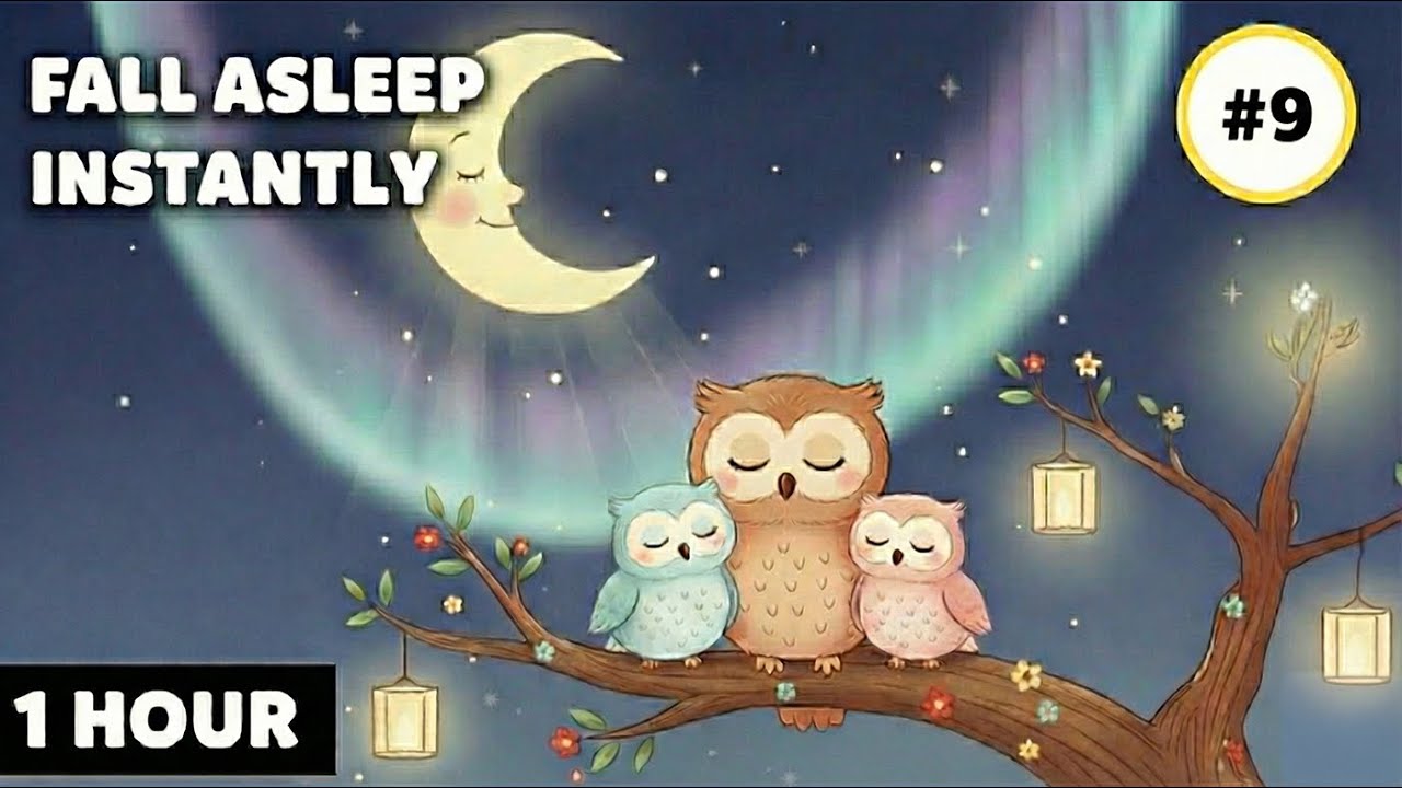 1 hour of sleep music for babies and kids - Sleepy Octo Songs - OWL'S NAPTIME #9
